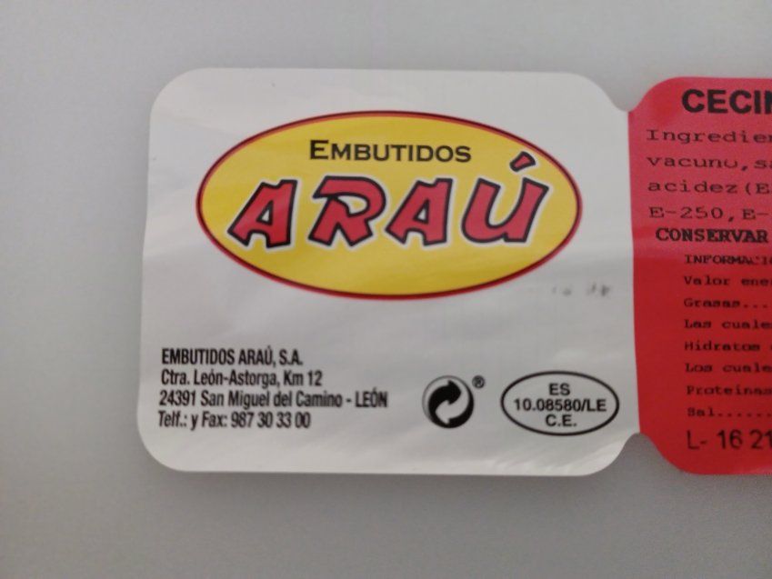 Cecina de Vacuno