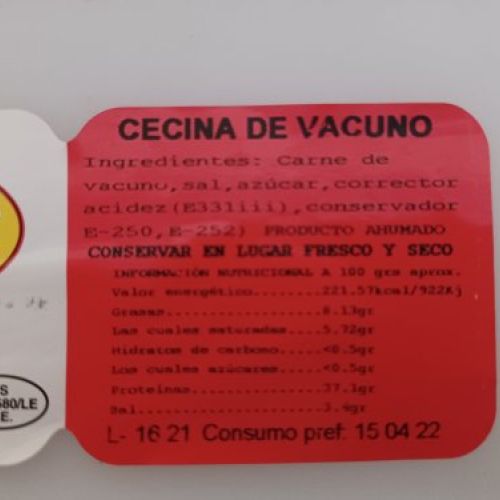 Cecina de Vacuno